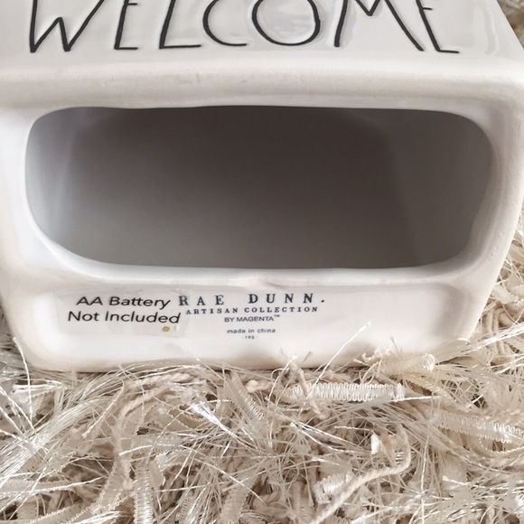 Rae Dunn Welcome clock - Picture 7 of 7